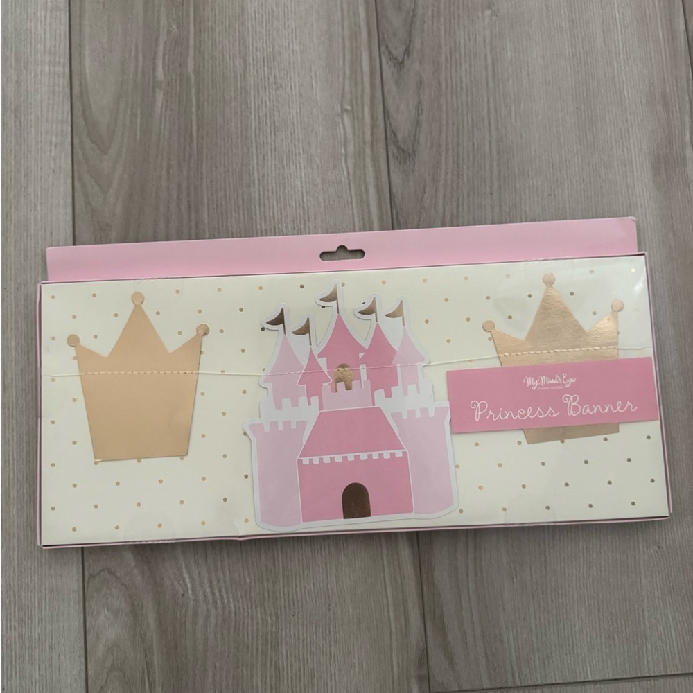 Princess Banner - Pink and Gold